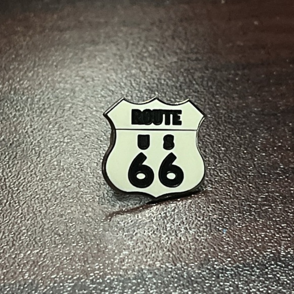 U.S. Route 66 Sign Lapel Hat Pin